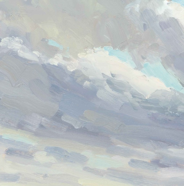 Breaking Through by Matthew Cordwell, original painting, detail