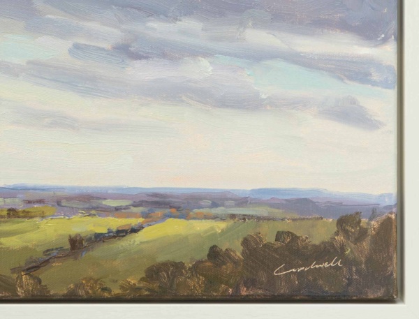 Breaking Through by Matthew Cordwell, original painting, detail