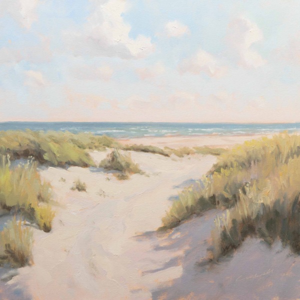 Through The Dunes by Matthew Cordwell, original painting