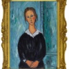 Portrait of A Servant Girl after Modigliani by David Henty, original painting