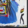 Untitled Skull after Basquiat by David Henty, original painting, detail