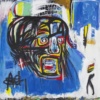 Untitled Skull after Basquiat by David Henty, original painting