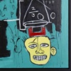 Equals Pi after Basquiat by David Henty, original painting, detail
