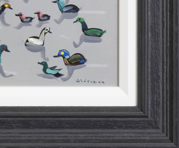 Ugly Duck by David Alderman, original painting, detail