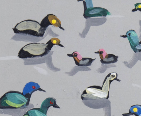 Ugly Duck by David Alderman, original painting