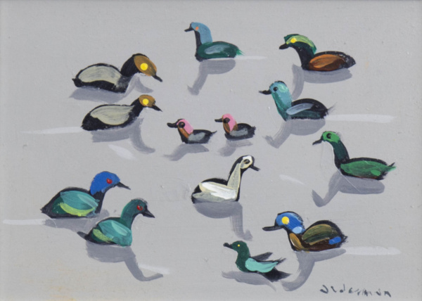 Ugly Duck by David Alderman, original painting