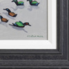 Busy Ducks by David Alderman, original painting, detail