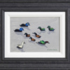 Busy Ducks by David Alderman, original painting