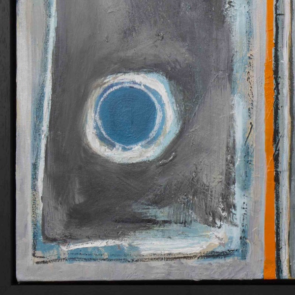 Domino Effect by Håven, original painting, detail