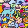 All Together Again by Kev Munday, original painting