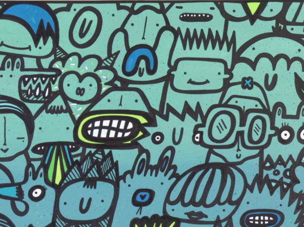 Graduated Greatness by Kev Munday, original painting