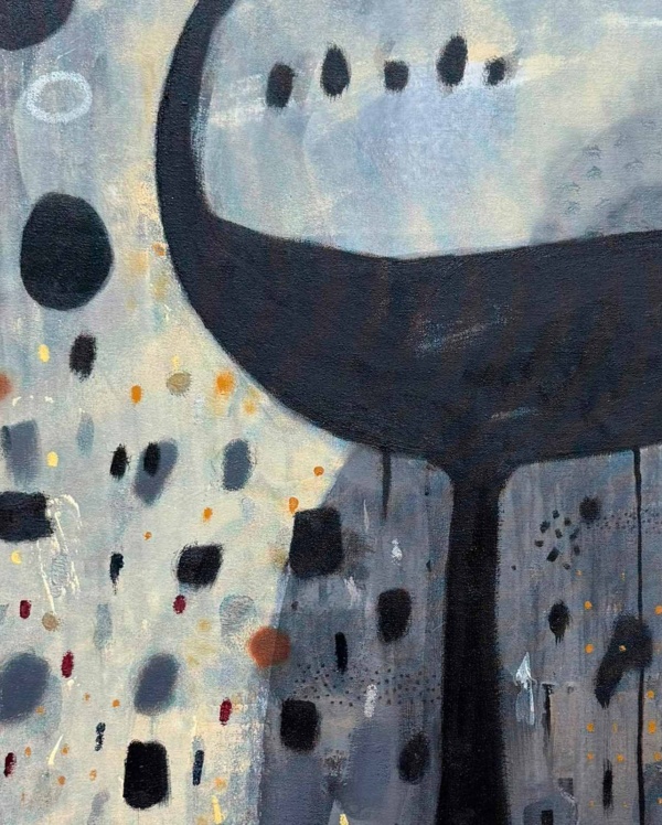 El Mago by Didier Mayés, original painting, detail