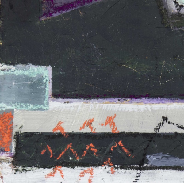 Crossing The Tracks by Håven, original painting