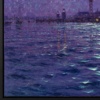 Moonlight Sparkle Across The Lagoon, Venice by Andrew Grant Kurtis, original painting, detail
