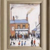 Fish and Chip Shop after L.S. Lowry by David Henty, original painting