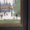 Park and Factory Scene after L.S. Lowry by David Henty, original painting, detail