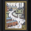 Windy Road Factory Scene after L.S. Lowry by David Henty, original painting