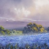 Purple Rain by Allan Morgan, original painting