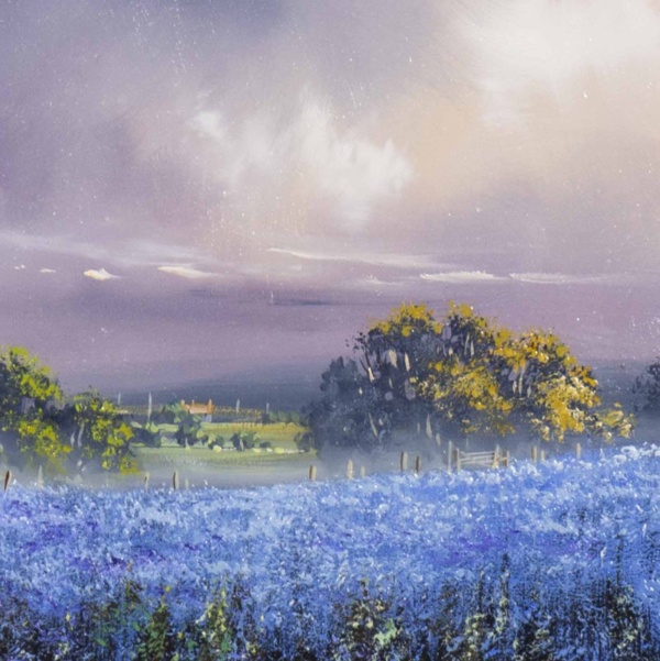 Purple Rain by Allan Morgan, original painting