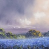 Purple Rain by Allan Morgan, original painting
