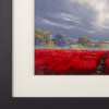 Poppy Barn by Allan Morgan, original painting, detail