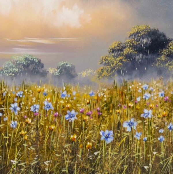 Down In The Meadow by Allan Morgan, original painting
