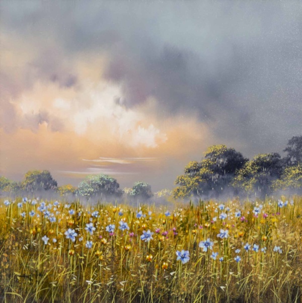 Down In The Meadow by Allan Morgan, original painting