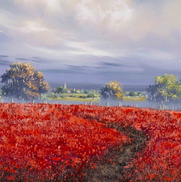 The Path To Love by Allan Morgan, original painting