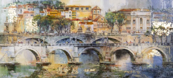 Rome by Veronika Benoni, original painting