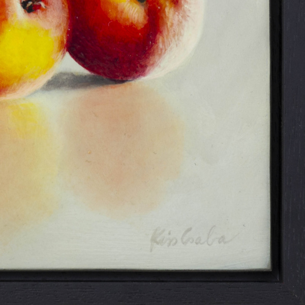 A Perfect Pair by Kiss Csaba, original painting, detail