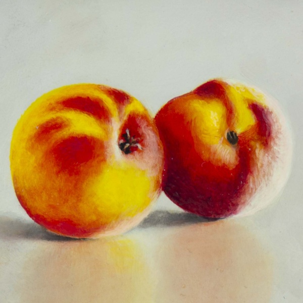 A Perfect Pair by Kiss Csaba, original painting, detail