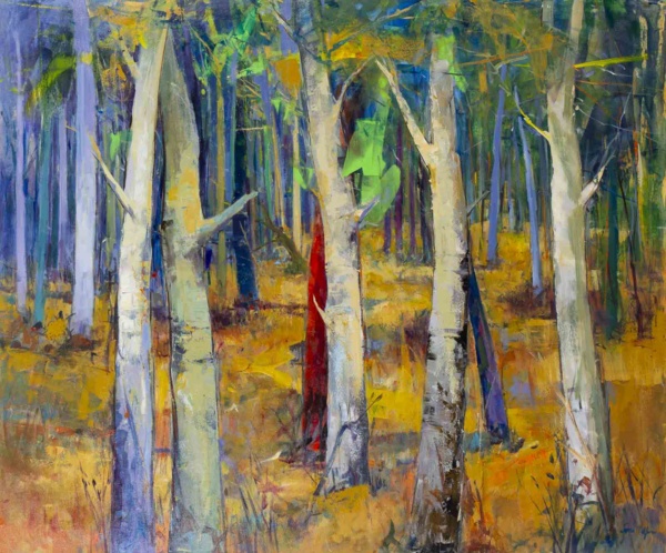 Forest Magic by Sara Malfer, original painting