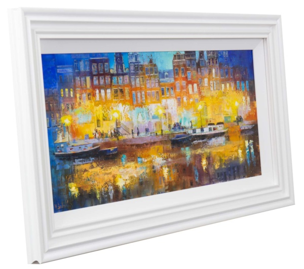 Amsterdam Lights by Veronika Benoni, original painting