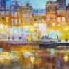 Amsterdam Lights by Veronika Benoni, original painting