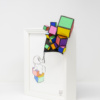 Cube Reveal III by Damilola Odusote, original painting