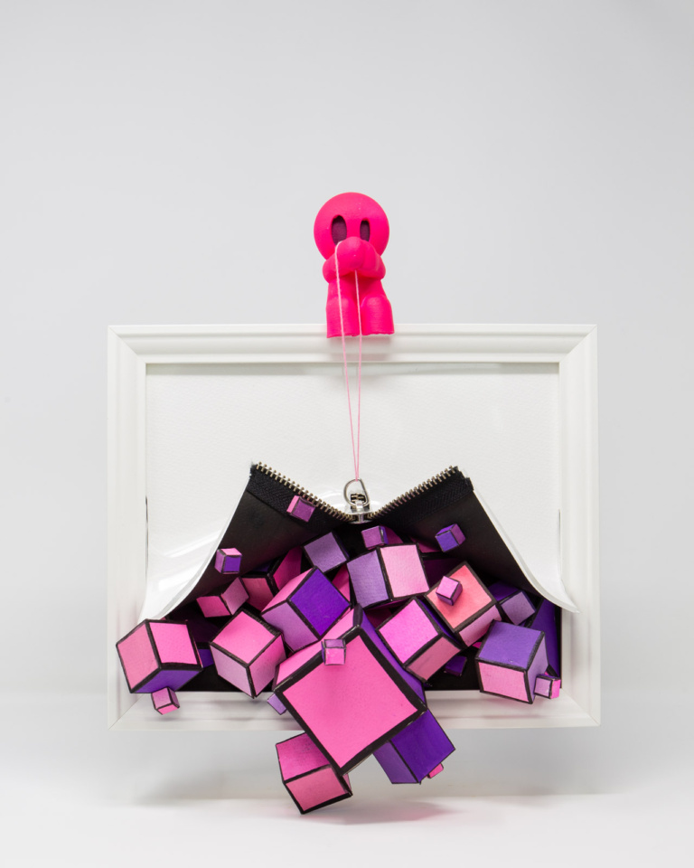 Pink Cube Pull