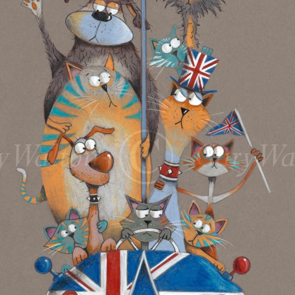 Scream For Speed I by Gary Walton, limited edition print, detail