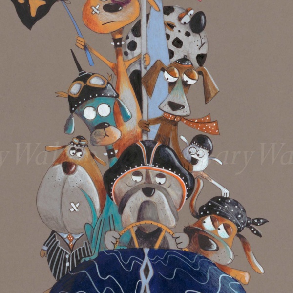 Scream For Speed III by Gary Walton, limited edition print, detail