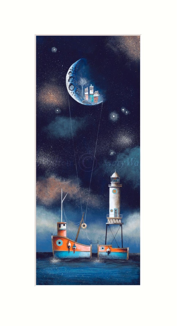 Tug With Gravity by Gary Walton, limited edition print
