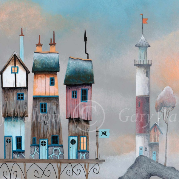 Back To Back by Gary Walton, limited edition print, detail