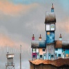 Little Durdle by Gary Walton, limited edition print, detail