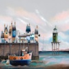 The Gaslamp by Gary Walton, limited edition print