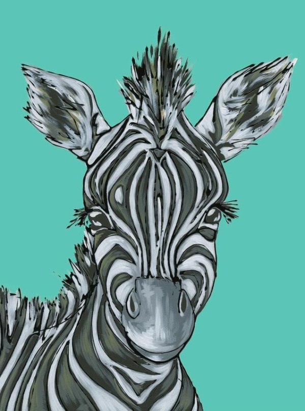 Stripey Wonder by Amy Louise, limited edition print