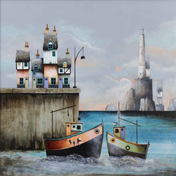Nautical Romance (Original) by Gary Walton, original painting