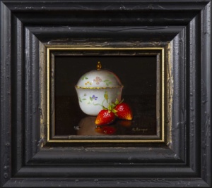 Two Strawberries & Saucer, 