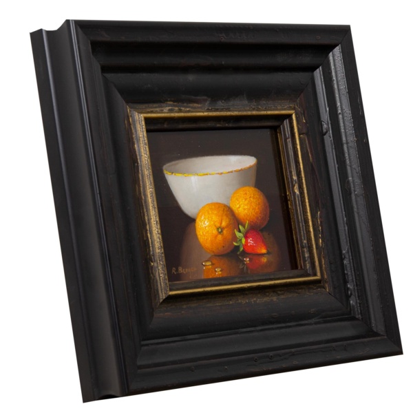 Oranges & Strawberry With Bowl by Ronald Berger, original painting