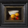 Oranges & Strawberry With Bowl by Ronald Berger, original painting