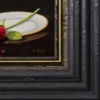 Red Rose by Ronald Berger, original painting, detail
