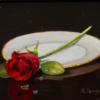 Red Rose by Ronald Berger, original painting