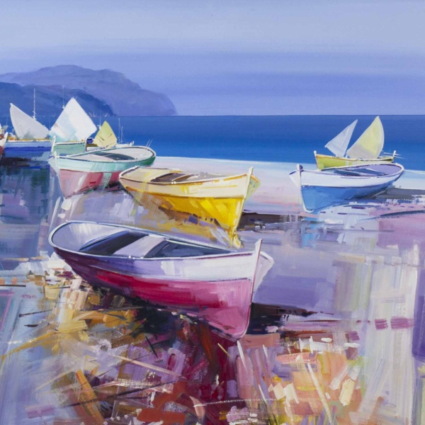 Symphony Of Colour by Fabio Constantino, original painting, detail